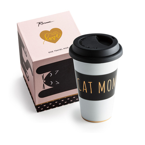 [로잔나] All You Need Is Love Commuter Mug Cat Mom 